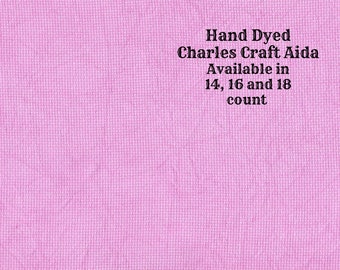 Berry-licious Aida (CC-DDA-50) ~ Hand Dyed DMC/Charles Craft Cross Stitch Fabric from Vintage NeedleArts