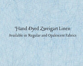 Frozen Linen (LN-7) ~ Hand Dyed Zweigart Cross Stitch Fabric