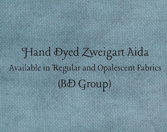 Agave Aida (Z-BDA-113) Hand Dyed Zweigart Cross Stitch Fabric