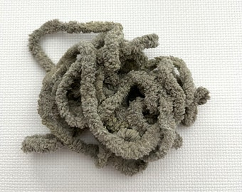 Granite Gray Petite Chenille Trim (PC-49) by Vintage NeedleArts ~ hand dyed 2 continuous yards