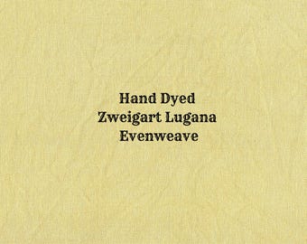 Olde Gold Lugana Evenweave (LG-13) Hand Dyed Zweigart Cross Stitch Fabric