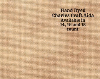 Autumn Harvest Aida (CC-BDA-100-4-PT) ~ Hand Dyed Dmc/Charles Craft Cross Stitch Fabric from Vintage NeedleArts