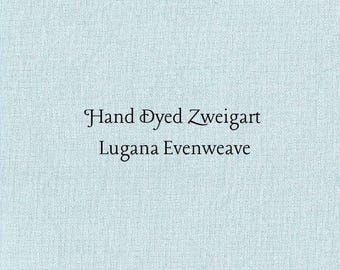 Mermaid's Tail Lugana Evenweave (LG-87) Hand Dyed Zweigart Cross Stitch Fabric