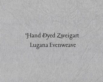 Tin Soldier Lugana Evenweave (LG-3) Hand Dyed Zweigart Cross Stitch Fabric