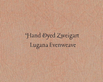 Copper Penny Lugana Evenweave (LG-110) ~ Hand Dyed Zweigart Cross Stitch Fabric
