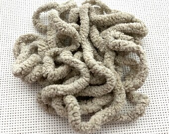 Khaki Petite Chenille Trim (PC-38) by Vintage NeedleArts ~ hand dyed 2 continuous yards