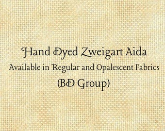 Sunflower Aida (Z-BDA-78) Hand Dyed Zweigart Cross Stitch Fabric