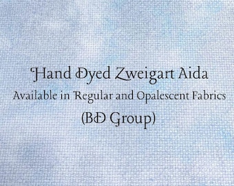 Summer Storm Aida (Z-BDA-40-39-PT) Hand Dyed Zweigart Cross Stitch Fabric