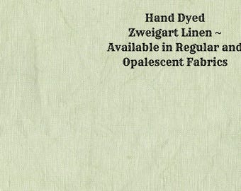 Cactus Linen (LN-48) ~ Hand Dyed Zweigart Cross Stitch Fabric from Vintage NeedleArts - available in regular and opalescent linen