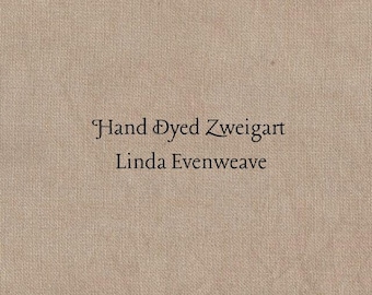Gingerbread Linda Evenweave (LND-99) Hand Dyed Zweigart Cross Stitch Fabric