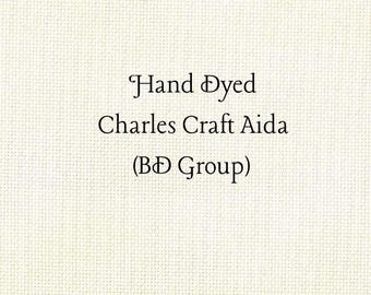 Vanilla Aida (CC-BDA-90) ~ Hand Dyed Charles Craft Cross Stitch Fabric