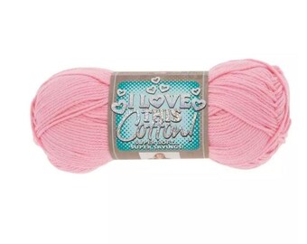 I Love This Cotton! Yarn (Pink) ~ soft machine washable 100% cotton yarn amigurumi crochet knitting