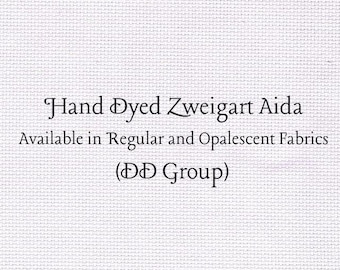 Violet Frost Aida (Z-DDA-28) Hand Dyed Zweigart Cross Stitch Fabric