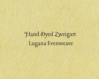 Olde Gold Lugana Evenweave (LG-13) Hand Dyed Zweigart Cross Stitch Fabric