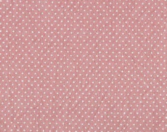 SHORT CUT Micro Dot Embossed Cotton (Cactus Flower) ~ Hand Dyed Fabric from Vintage NeedleArts