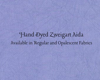 Galaxy Blue Aida (Z-DDA-77) Hand Dyed Zweigart Cross Stitch Fabric