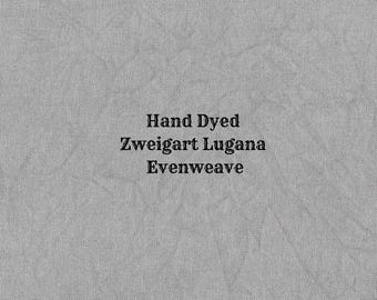 Night Shadow Lugana Evenweave (LG-67) Hand Dyed Zweigart Cross Stitch Fabric