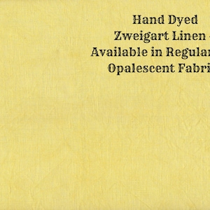 Saffron Linen (LN-54) ~ Hand Dyed Zweigart Cross Stitch Fabric from Vintage NeedleArts - available in regular and opalescent linen