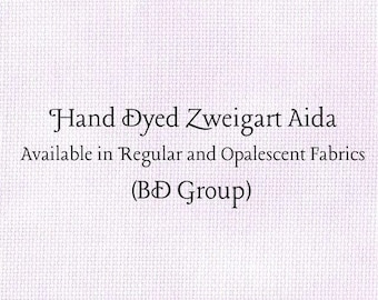 Violet Frost Aida (Z-BDA-28) Hand Dyed Zweigart Cross Stitch Fabric