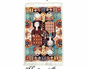 PAPER CHART - Medieval Rug from Barbara Ana Designs - cross stitch design
