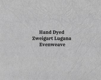 Tin Soldier Lugana Evenweave (LG-3) Hand Dyed Zweigart Cross Stitch Fabric from Vintage NeedleArts ~ available in Lugana and Linda fabrics