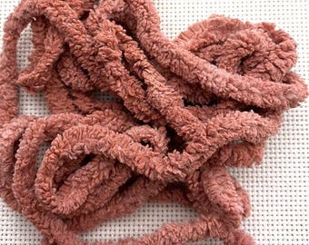 Cactus Flower Petite Chenille Trim (PC-43) by Vintage NeedleArts ~ hand dyed 2 continuous yards