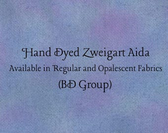 Berry Blast Aida (Z-BDA-15-29-77-PT) Hand Dyed Zweigart Cross Stitch Fabric