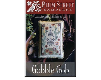 PAPER CHART - Gobble Gob from Plum Street Samplers - cross stitch design