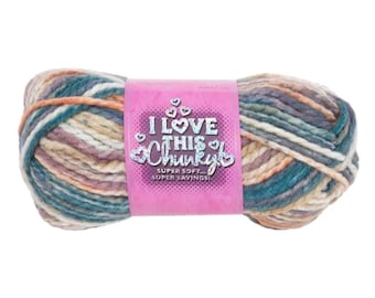 I Love This Chunky Print Yarn (Saturn's Rings)