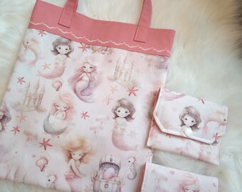 Children's bag and wallet in a set