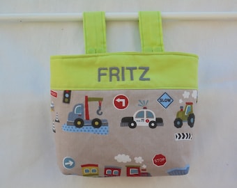 Fahrradtasche, Lenkertasche mit Name