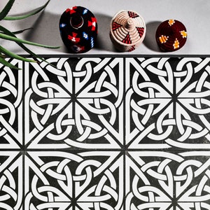 Celtic knot Tile Stencil Reusable DIY Mylar Stencil Home Decor Floor Stencil for paint kitchen bathroom tile stencil