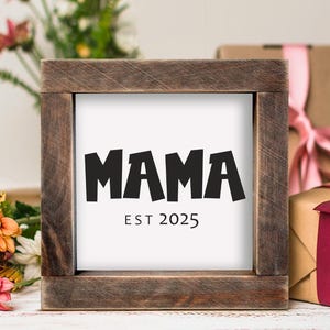 Nieuw moeder cadeau mama aangepaste houten bord gepersonaliseerd cadeau voor moeder boerderij decor Moederdag cadeau housewarming cadeau