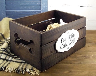 personalised dog toy box