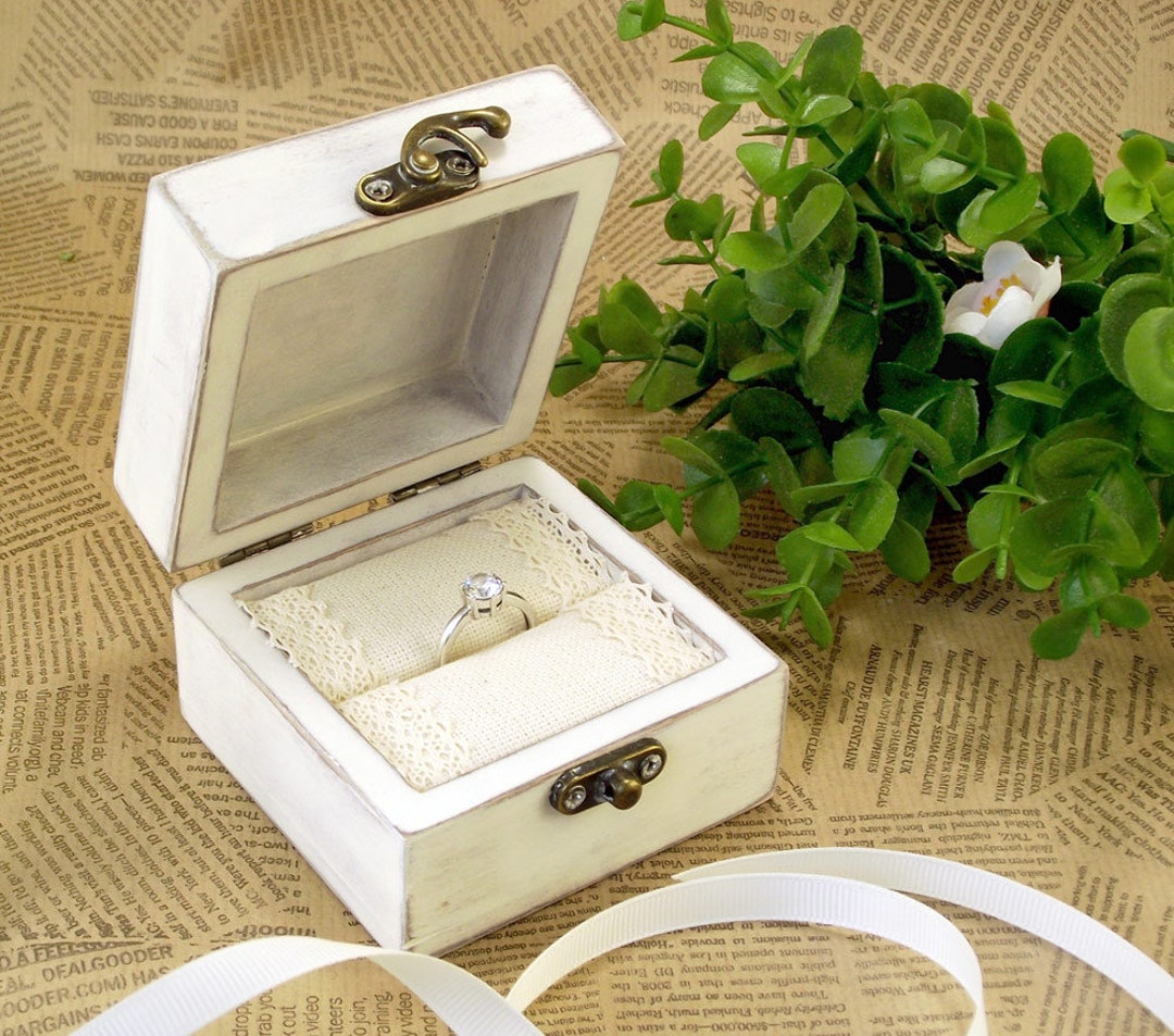 Custom Wedding Ring Box, Ring Bearer Box, Personalized Ring Box, Engagement Ring Holder