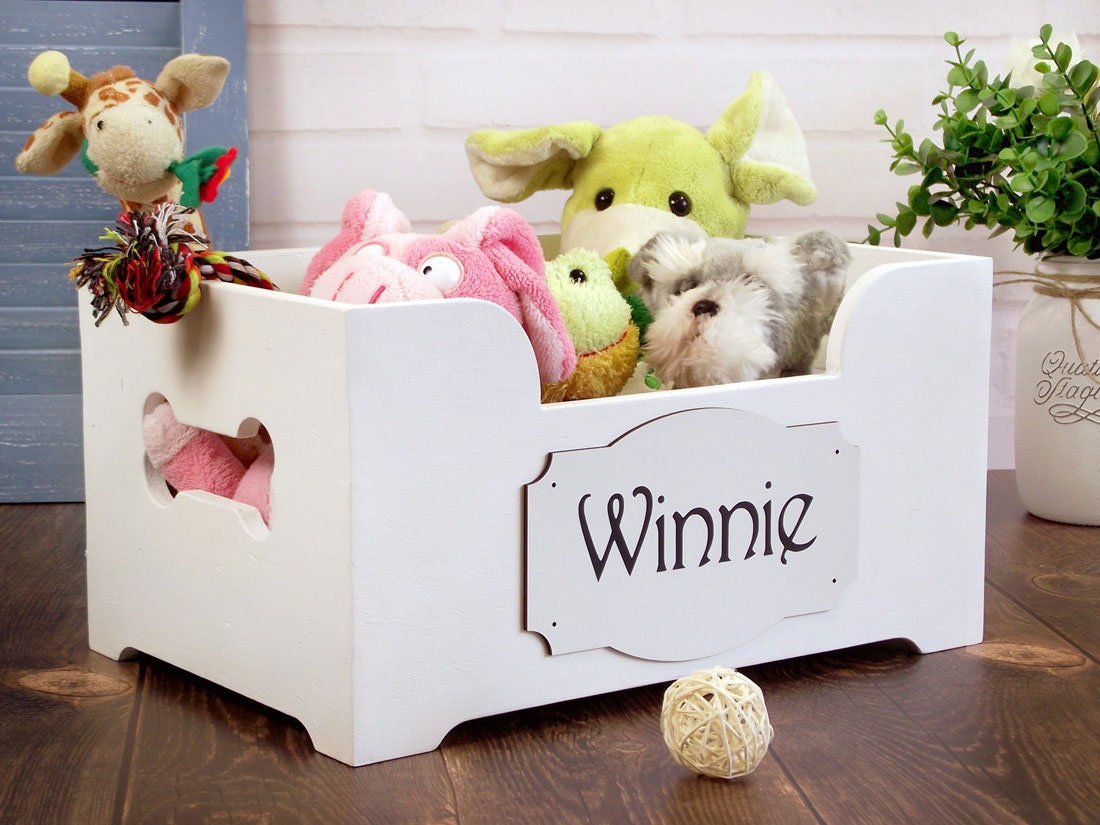 Dog Toy Box Personalized for Small and Medium Dog Toy Storage Etsy