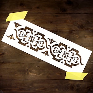 Wall Border Stencil Reusable DIY Craft Mylar Stencil Home Decor Furniture Drawer repeatable border stencil large wall stencil for paint