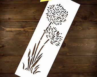 Löwenzahn Blume Schablone Wiederverwendbare DIY Handwerk Mylar Schablone Blumen Wohnkultur Große Wandschablone für Farbe