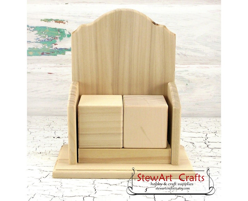 unfinished wood block calendar