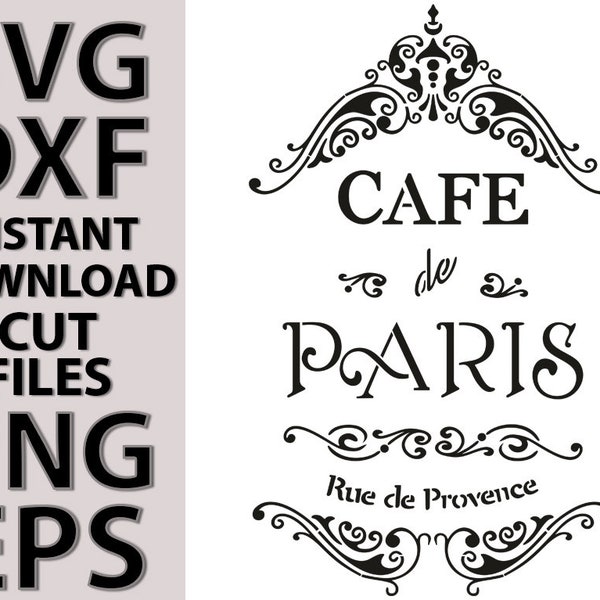 Parisian Cafe - Etsy