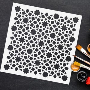 Marokkaans patroon stencil - Mylar schilderij stencils - DIY stencil voor verf - herbruikbare stencil voor kaarten scrapbooking cadeaupapier