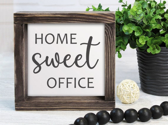 Home Sweet Office Sign Office Decor | Etsy