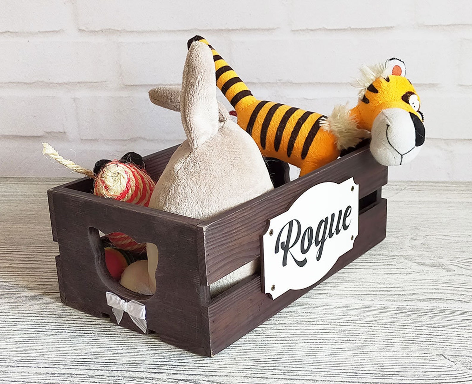 Cat Toy Box Personalized Size XS Cat Toy Storage Cat Etsy Ireland