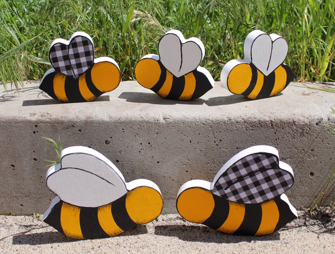 Summer Bee Themed Wooden Centerpieces Honeycomb Decor - Temu