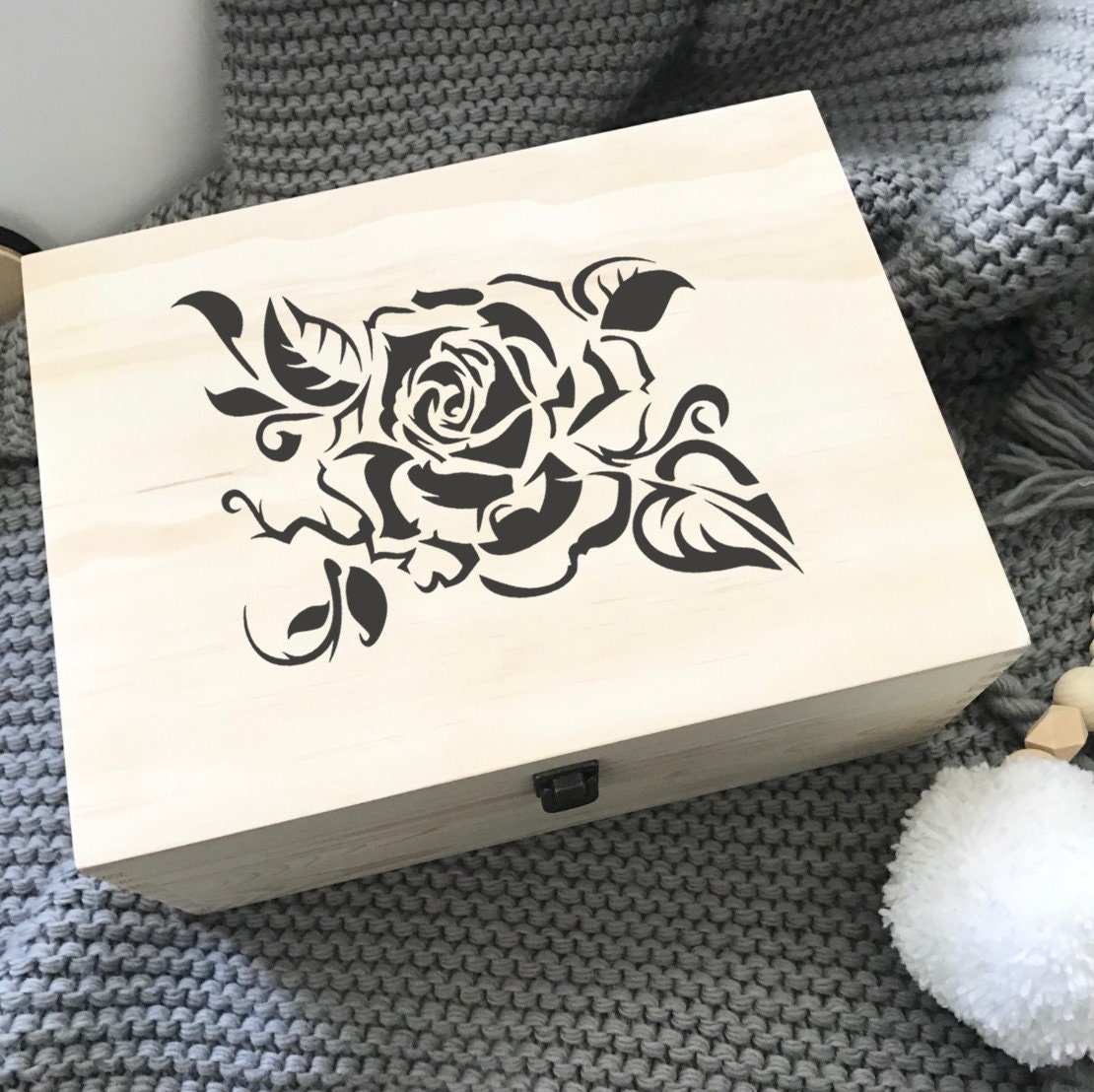 Three Roses Stencil Reusable DIY Mylar Stencil Floral Pattern Home ...