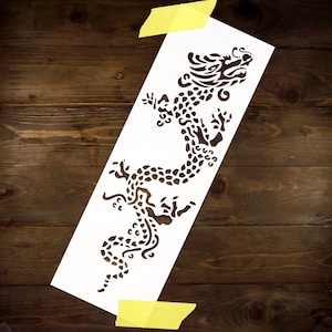 Chinese Dragon Stencil Reusable DIY Craft Mylar Stencil Chinese Art  Oriental Home Decor Wall Stencil for paint drawing stencil