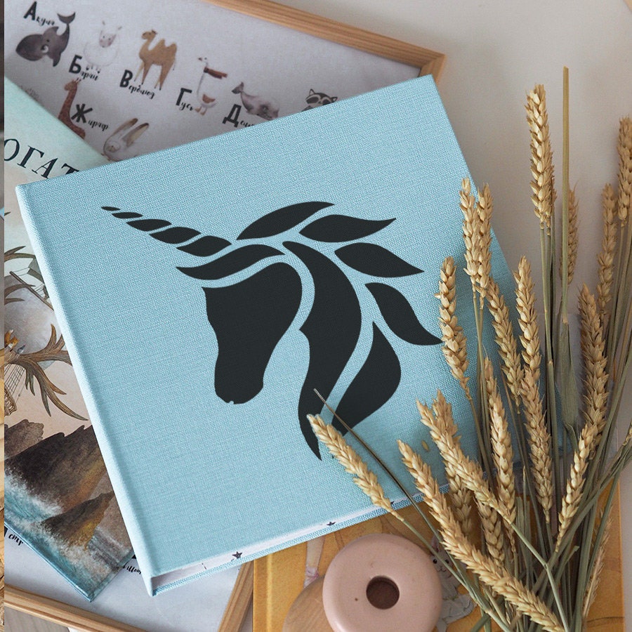 Einhorn Kopf Schablone digitale Vorlage SVG DXF EPS Png | Etsy