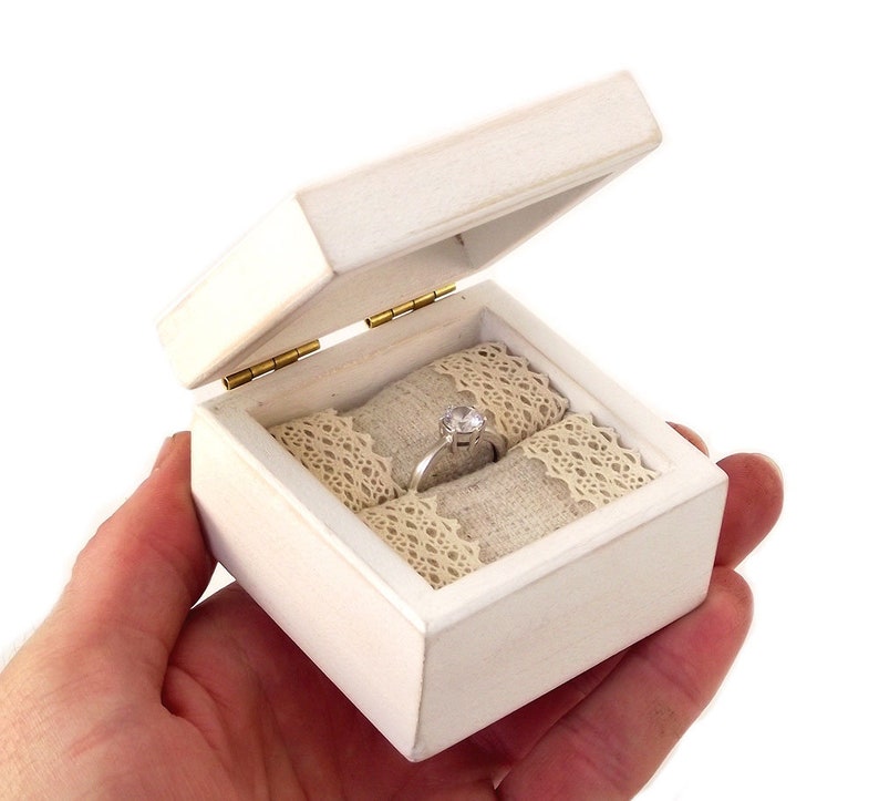 Proposal ring box Personalized Tiny gift box Wooden Engagement Etsy