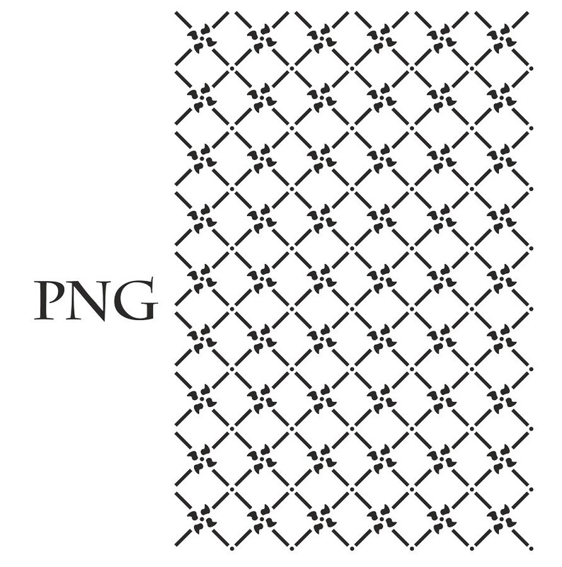 Trellis Pattern Stencil Digital Template SVG DXF Eps Png Files Etsy