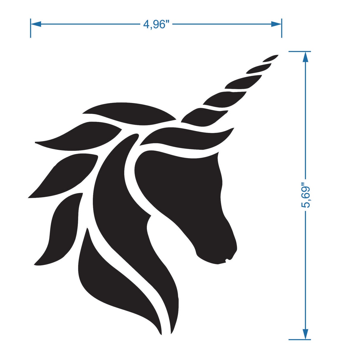 Unicorn Head Template Free Printable